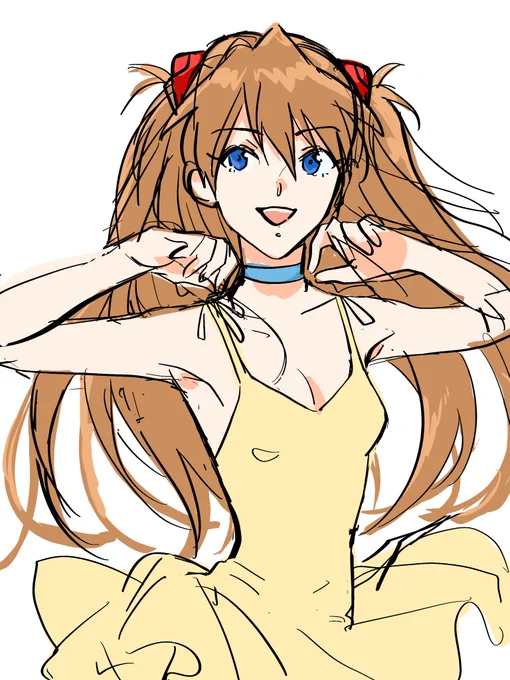 アスカのイラスト制作中です〜