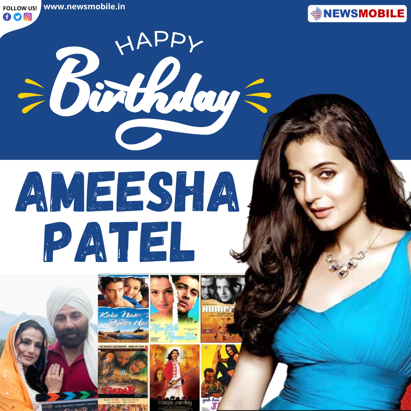 Wishing Ameesha Patel a very happy birthday!  