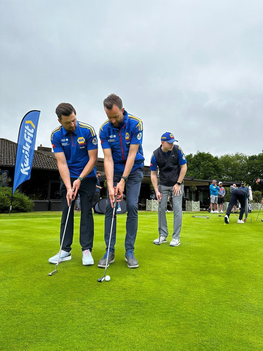 🔵⛳ 🟡 NAPA had the pleasure of attending the annual @Kwik_Fit Charity Golf Day this week in aid of  #ProstateCancer. 

@ASuttonRacing, @DanielRowbottom and Lewis Selby were in attendance to support and help raise over £53K for an incredible cause 💙💛

#NAPARacingUK #Charity