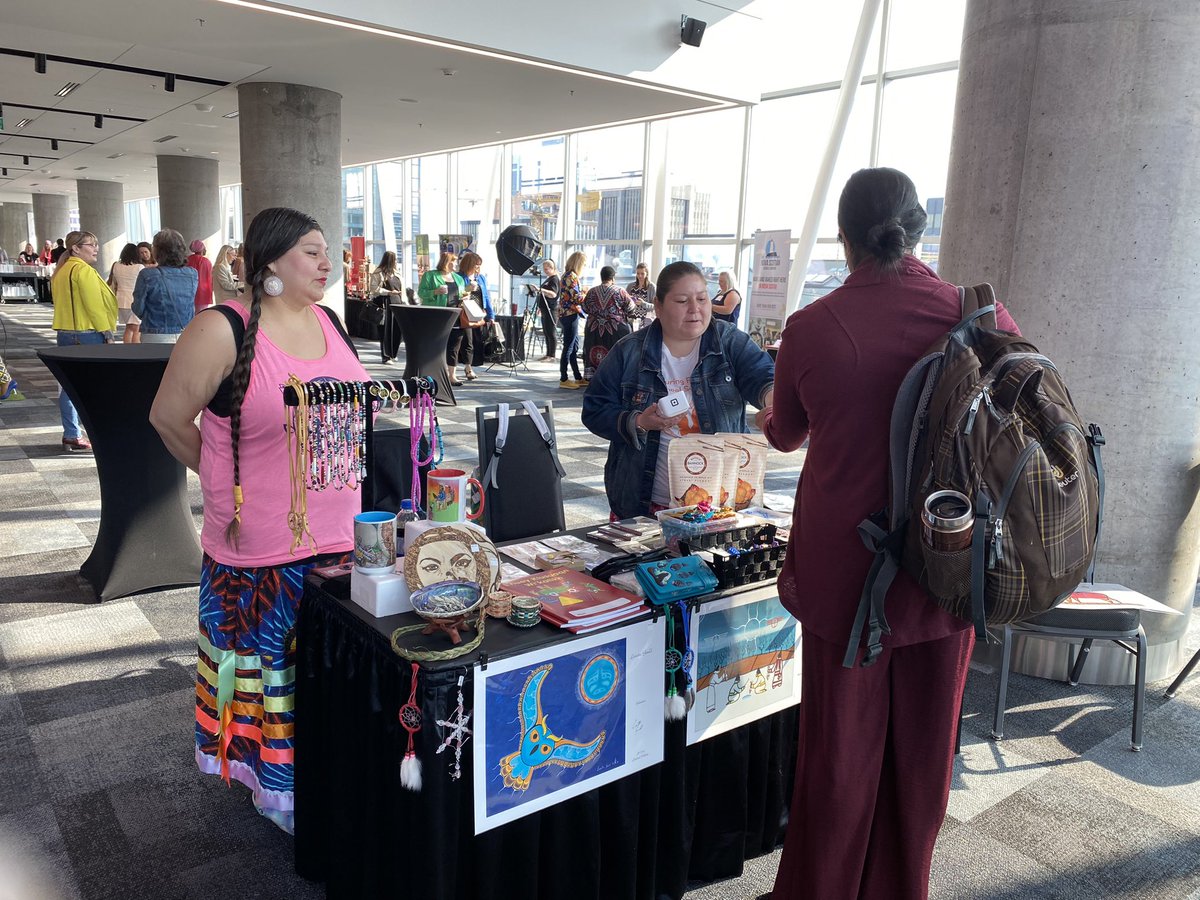 Enjoying the amazing women lead businesses at the #WonderWoman conference <a href="/halifaxchamber/">Halifax Chamber</a>