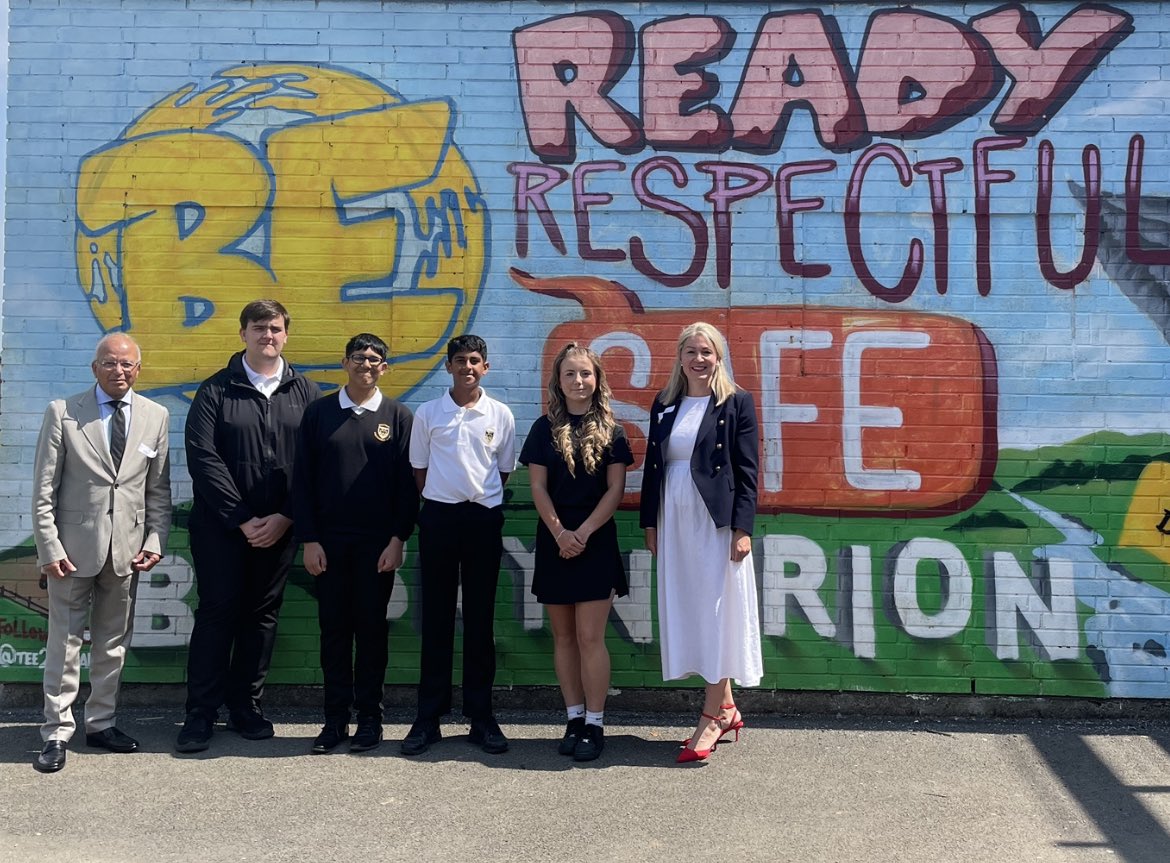 Fantastic visit to the impressive <a href="/BryntirionComp/">BryntirionComp</a> this morning, with local MS Dr <a href="/AltafHussainSWW/">Dr Altaf Hussain MS</a> 

Really useful discussions had with both teachers and pupils, on current challenges within education in Wales. Many examples of best practice that could be shared from this school.