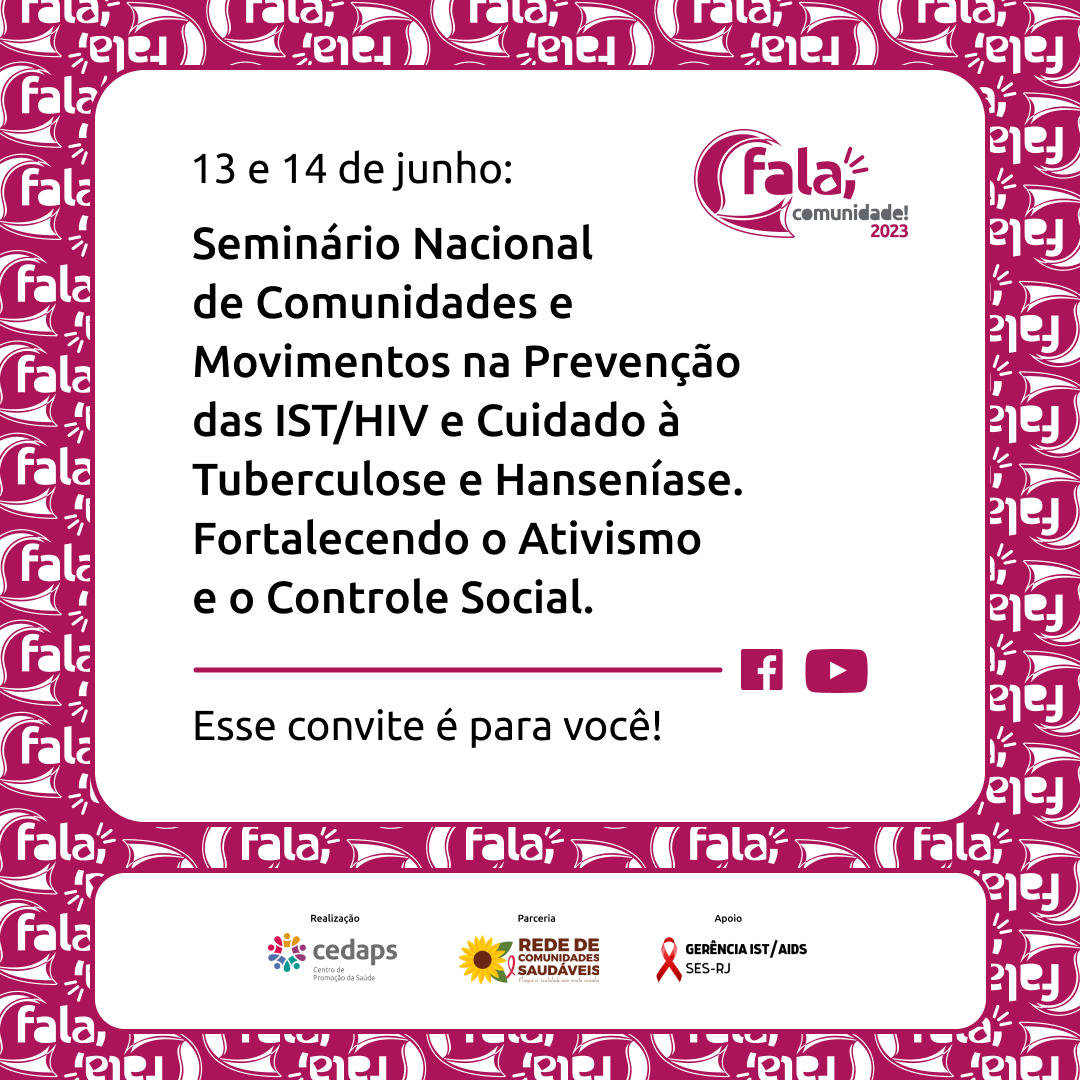 cedapsbrasil's tweet photo. Venha participar do Fala, Comunidade!

Siga o fio para mais informações. 🧶 https://t.co/EtN8NkTwoX