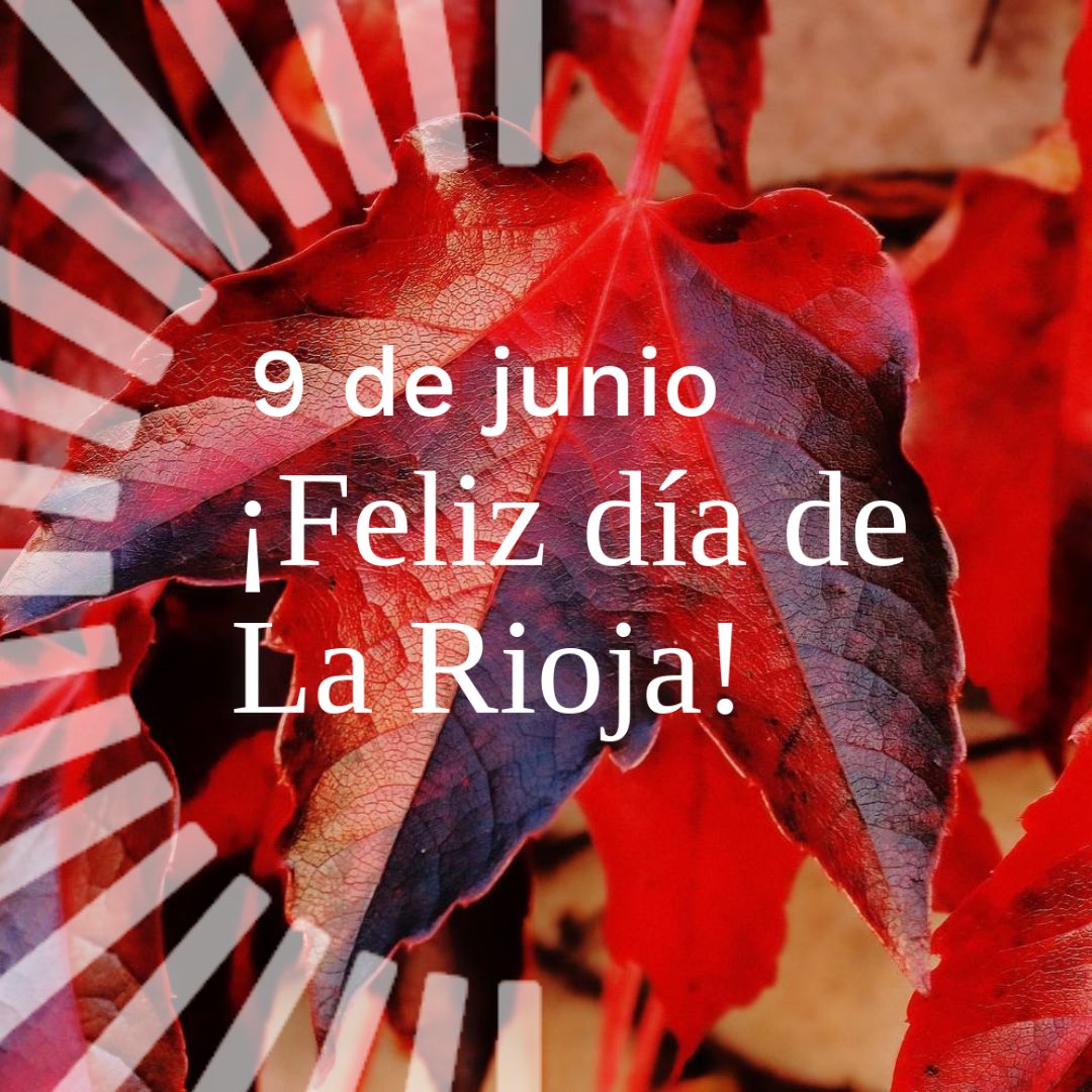 A los nacidos en esta región, a los hijos adoptivos de la cuna del castellano, a los recién llegados, a los que llevan esta tierra con orgullo allá donde van… ¡Feliz #DíaDeLaRioja! 

❤️🤍💚💛