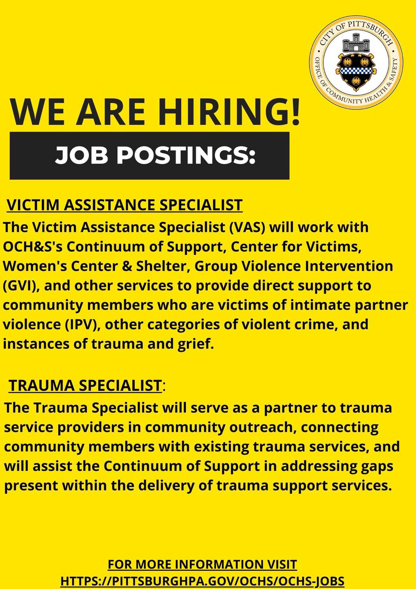 Pittsburgh Public Safety on Twitter "Public Safety’s Office of