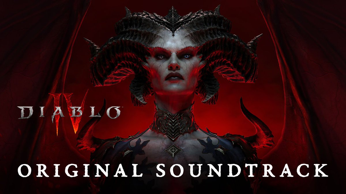 Diablo's tweet image. Fill your mind with the melodies of Hell. 

Listen to the #DiabloIV Soundtrack: blizz.ly/3JrLcab

Available on Spotify: blizz.ly/3P3ycLj