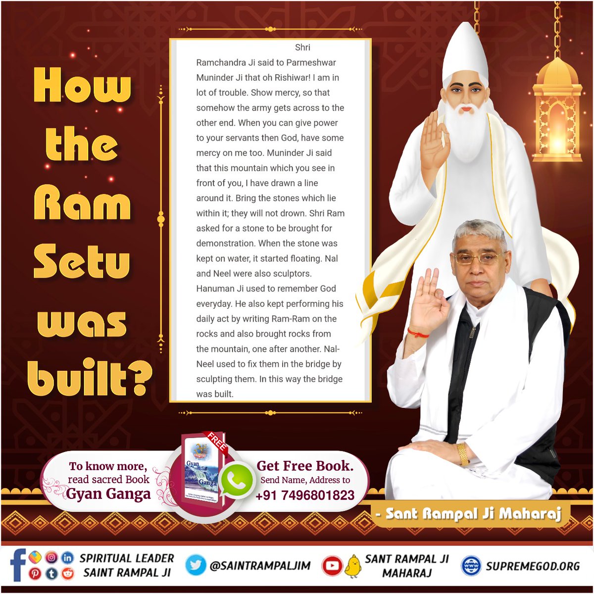 #GodKabir_Appears_In_4_Yugas

Kabir Sahib Comes to Meet His Pious Souls It has been certified from Holy RigVeda Mandal 9 Sukt 82 Mantra 2 that Kabir Sahib comes from His native place Satlok to meet His pious souls.🌟🌟