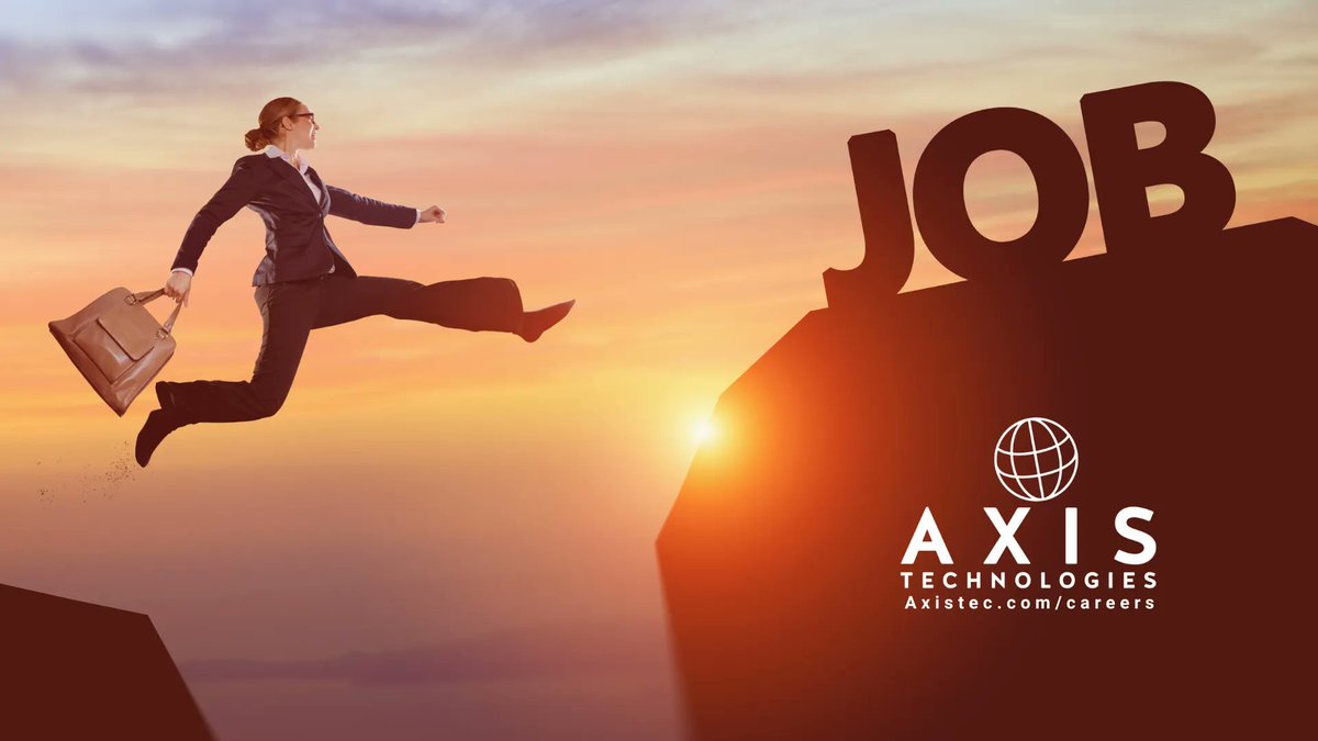 AxisTechnology2's tweet image. Start your dream job now - take the leap! axistec.com/careers/