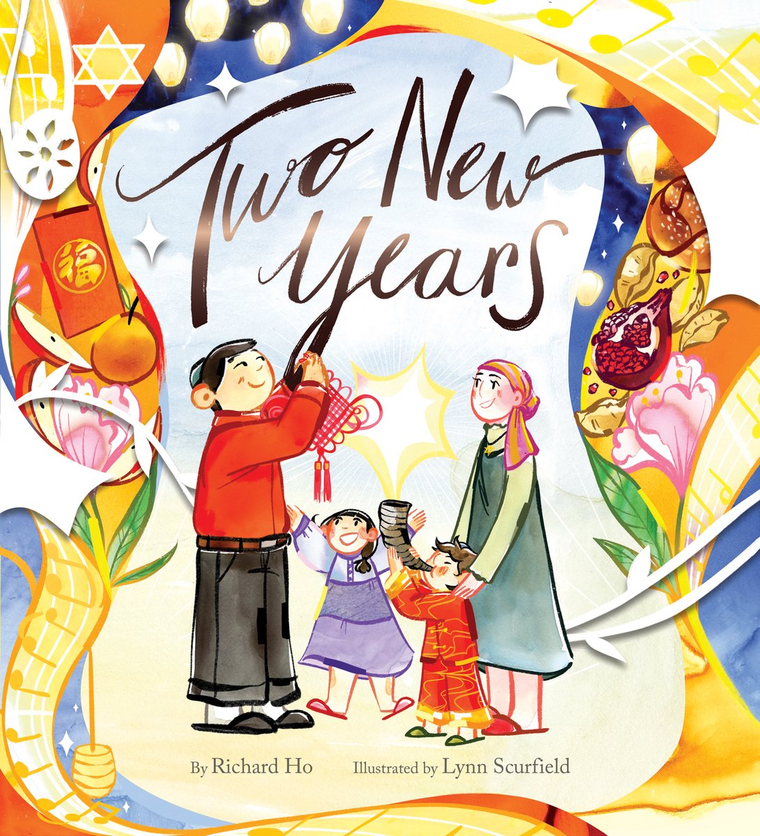 'A bright, sparkling celebration of a multicultural family.' Thank you @KirkusReviews for this wonderful review of TWO NEW YEARS! bit.ly/3J5P6oH Less than 2 months until launch! @lynndoodles @ChronicleBooks @ChronicleKids