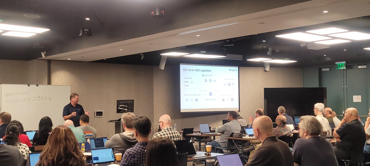 SqlWorldWide's tweet image. Thank you @BuckWoodyMSFT and @bobwardms for coming to #NewEngland and teaching a #sqlserver2022 workshop.