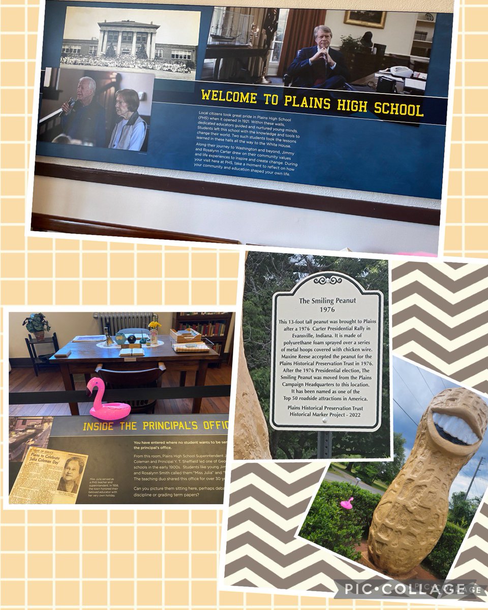 Mango the #notsoflatflamingo enjoyed hiking Providence Canyon &amp; an educational trip to Plains, GA home of 39th President Jimmy Carter <a href="/Hasty_Huskies/">Hasty Fine Arts Acad</a> #summer2023