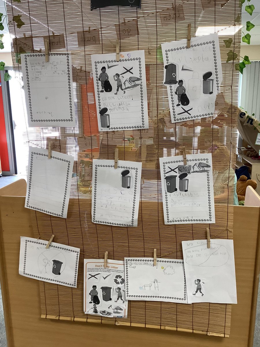 KnockhallEYFS's tweet photo. Whilst visiting the library this week, Owlets Class spotted a sad sight…lots of litter on the ground. Hopefully our posters will help! @KnockhallSch @KnockhallEYFS @W00dlandAcademy https://t.co/InyUSL5Tef