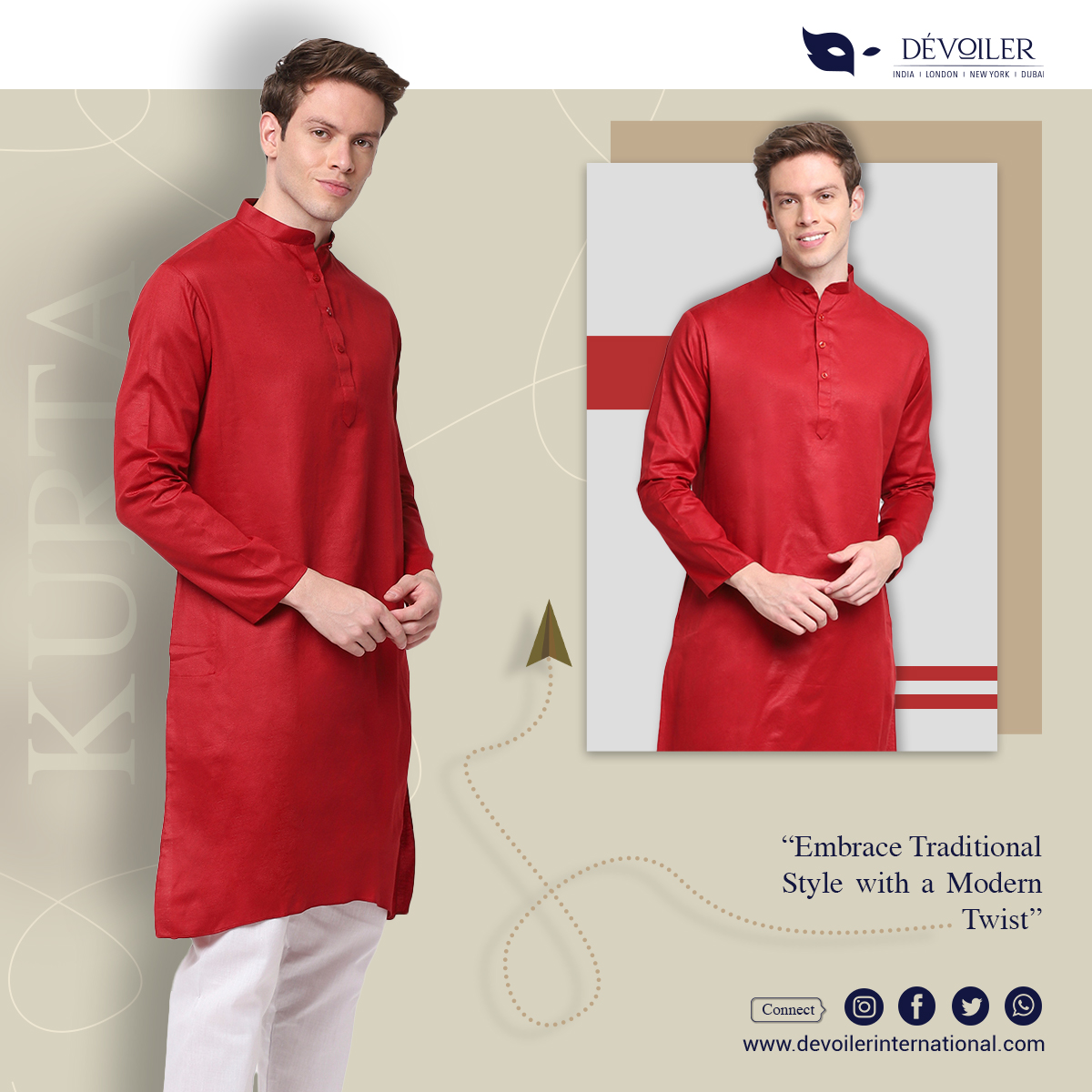 Devoiler99's tweet image. Experience the perfect fashion of comfort and style with the Devoiler Kurta, designed to make you look and feel your best.
#ComfortMeetsElegance #DevoilerPerfection #KurtaPyjama #TraditionalWear #ethnicwear #KurtaPajama #fashion #FashionForward #desiwear #style #IndianFashion