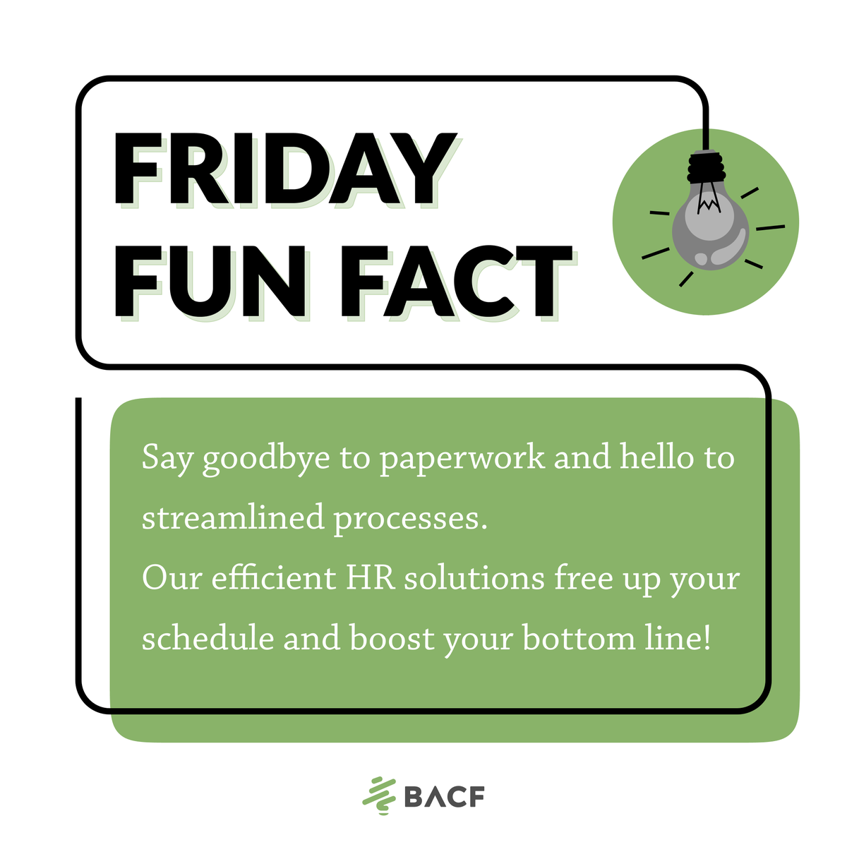 🌟 Friday Fun Fact 🌟 Our HR solutions = ⏰&💸savers!

Goodbye paperwork, hello freedom! Work smarter with our streamlined HR solutions. 💪💼

DM for more info. Let's make this Friday fun! 🙌🎉

#FridayFunFact #HRsolutions #SaveTimeAndMoney