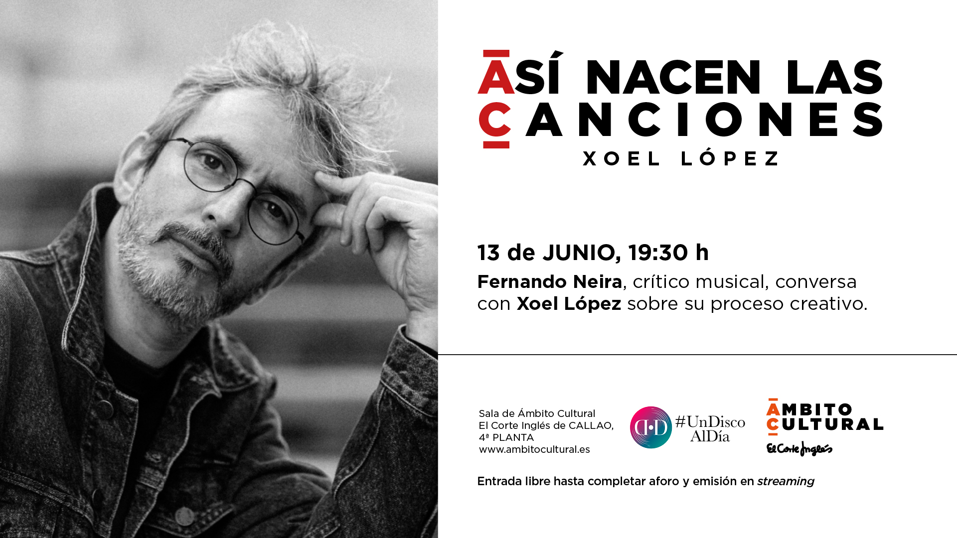 El Corte Inglés on Twitter: "No te el encuentro del artista @xoellopez con @fneirad #Madrid. 🗓️ Martes 13/06 | 19:30h 📍Sala @ambitocultural de Corte Inglés de Callao, Planta 4