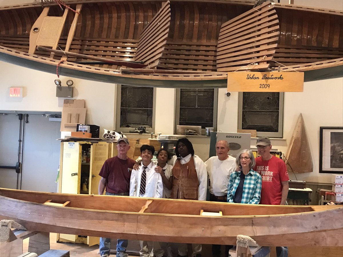 Urban BoatWorks BOAT LAUNCH SATURDAY June 10 at the Cooper River Yacht Club….Festivities begin at 9 a.m. until noon. Families, friends and staff of the schools are all invited to also paddle in the canoes! Please read: urbantrekkers.org/blog