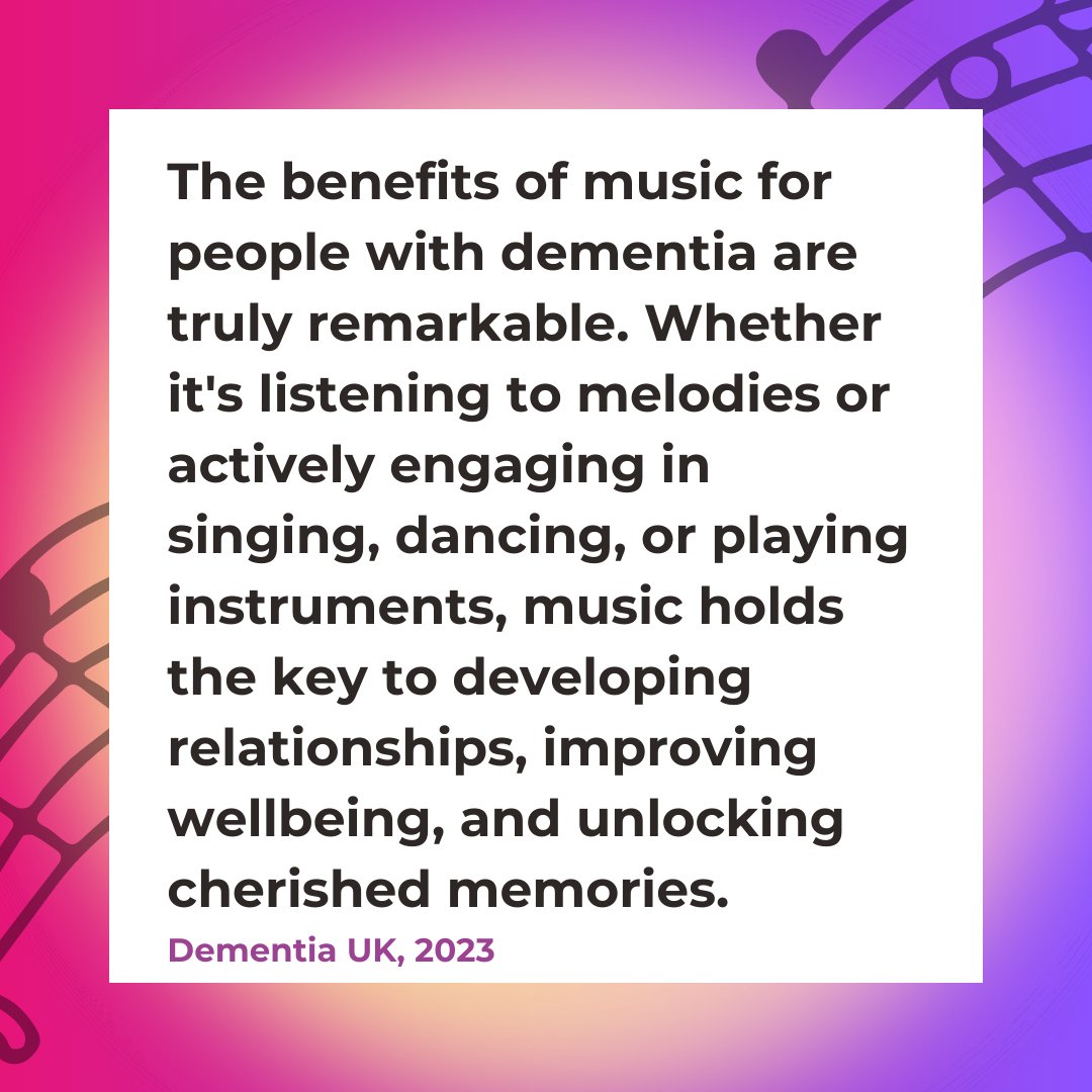 At Musica we believe in the transformative power of music, and we're dedicated to providing meaningful music experiences for individuals with dementia. Join us on this journey to spark joy, connection, and beautiful memories through the universal language of music. 🎶✨