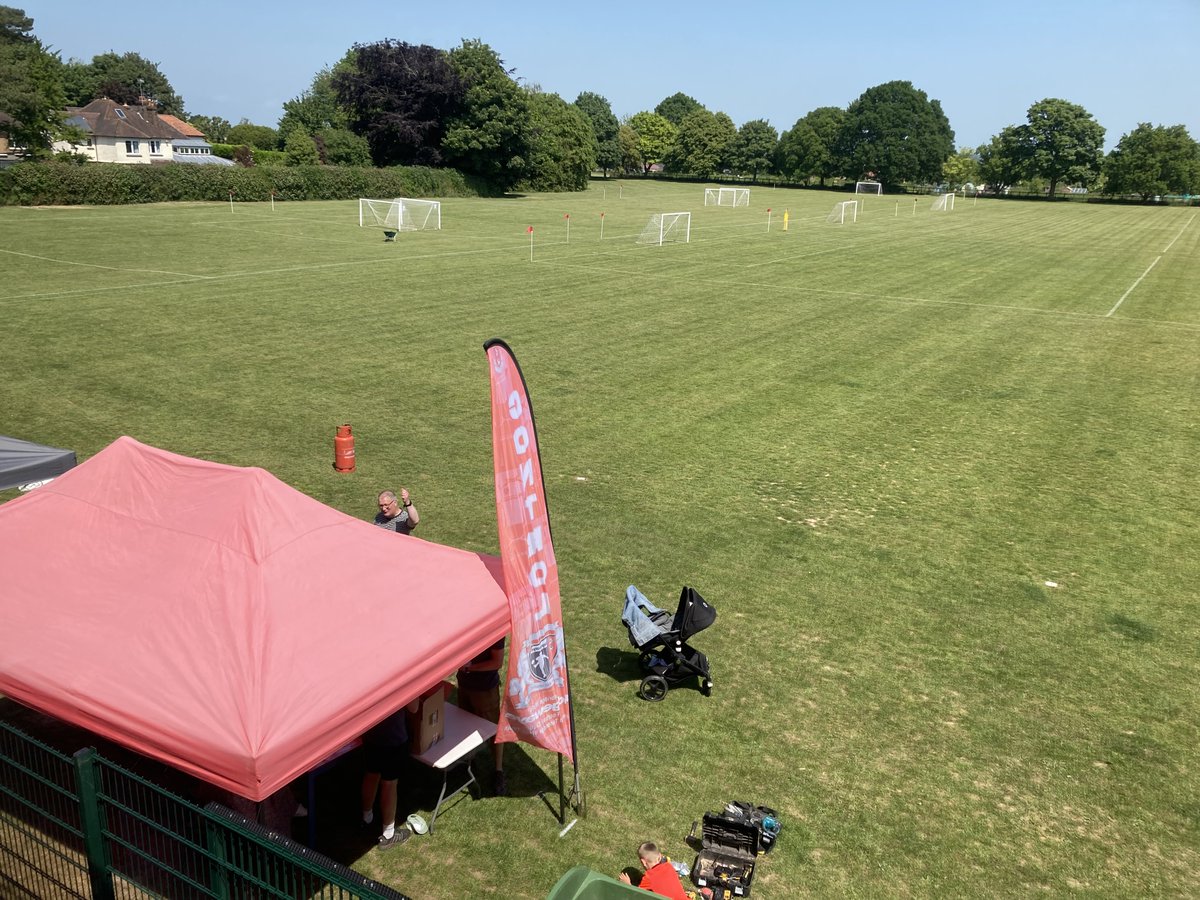 TWYFC_Official's tweet photo. FIESTA PREPARATION - Thanks to our volunteers who have done great work setting up for the fiesta weekend.  Amazing effort on a hot day! https://t.co/Ih7CE2v0Dq