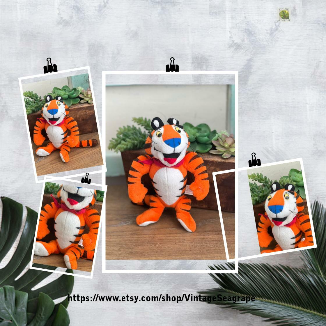 Sleek sellouts! 🤓. Order Tony the Tiger Plush Toy, Kids Cereal Mascot, Kelloggs, Vintage Stuffed Animal, Vintage Toy, Retro Toy, Vintage Plush Toy, Gift for Child at $20.00 from etsy.com/listing/148112… #VintageToys #CollectableToys