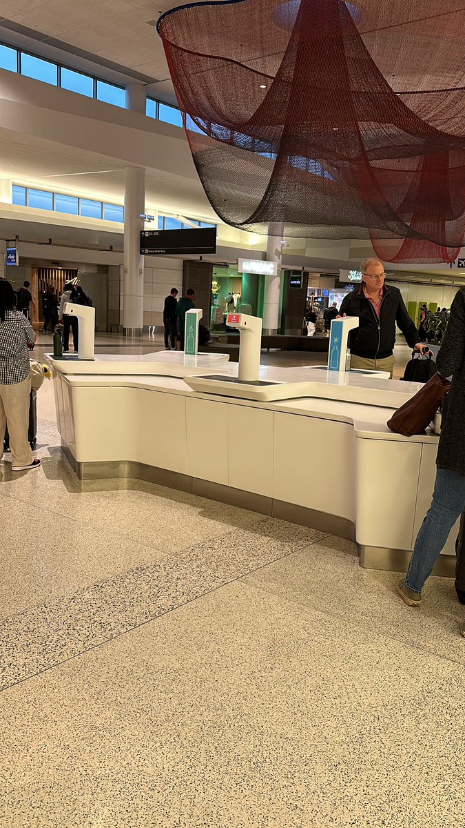 Gotz45's tweet photo. Say what you want about SF, but SFO has an elite water station. Thank you to @flySFO for letting me bring in my horses to hydrate. Feeling good en route to Belmont https://t.co/SY6E3UpWB0