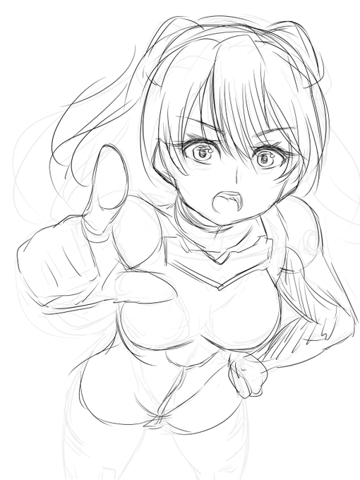 ワンドロやってみようとおもったが20分でこれなんであきらめた 