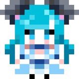 「人生初めてドット絵描いてみた。 1616px はむちゃんです～! #ドット絵 #」|二猫 | NIMOO🐈ﾃﾞｻﾞﾌｪｽ⟬ A-231 ⟭西1階5/20.21のイラスト