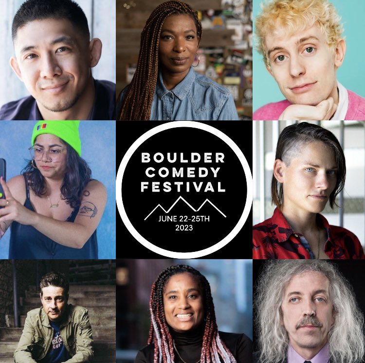 June 21-25th with <a href="/tenderchris/">Chris Bryant</a> <a href="/brandonvestal/">Brandon Vestal</a> <a href="/HippiemansPlan/">John Novosad</a> <a href="/arieldiamond8/">Ariel Evans</a> <a href="/negativenegro/">Janae Burris</a> @DemiBinarielle and Peter Liu and Miriam Moreno! Tickets at bouldercomedyfestival.com <a href="/DairyArts/">Dairy Arts Center</a> <a href="/finkelandgarf/">Finkel & Garf Beer</a>  #bouldercomedyfestival #bouldercomedy #comedy