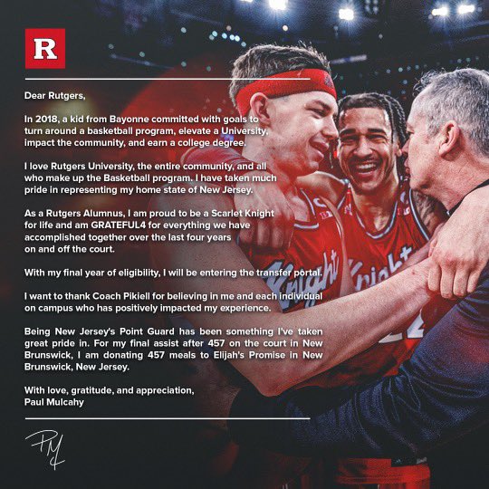 Thank You Rutgers ❤️