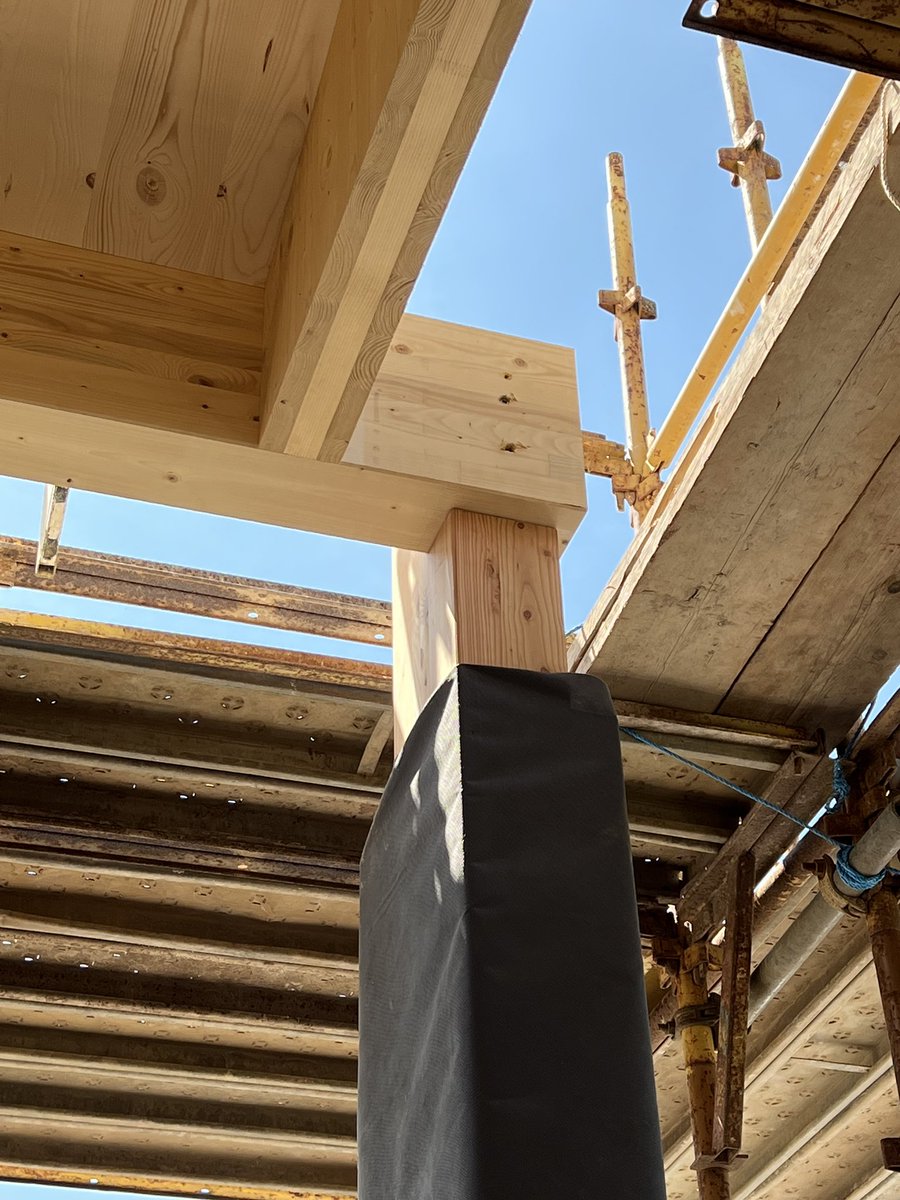 Some progress photos from today’s sunny site to Kirkliston, great see the CLT starting to form the Primary Classroom spaces <a href="/HolmesMiller/">Holmes Miller</a> <a href="/NarroAssociates/">NarroAssociates</a> @EURBANLimited