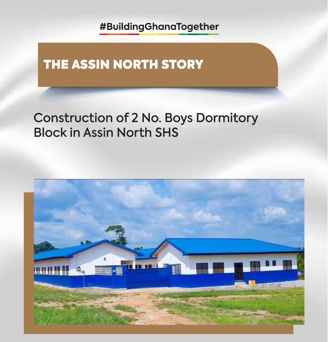 Cookie_liciou's tweet photo. Construction of two (2) boys dormitory block in Assin North SHS.
#GhanaRising
#ResolvingTogether https://t.co/utFxYhofny