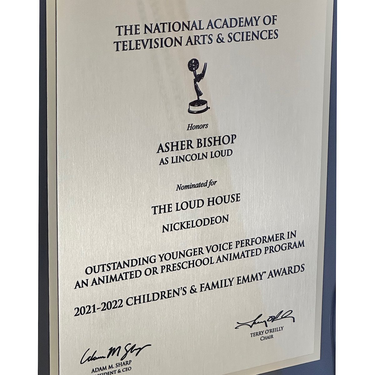 It’s here!  I’m incredibly humbled and grateful for my #Emmy Nom!  So many people to thank for this! 🫶

#emmynom #emmynomination #emmyawards #loudhouse #lincolnloud #Nickelodeon @Nickelodeon  @NickAnimation @TheEmmys @CESDTalent @tonykidsvo