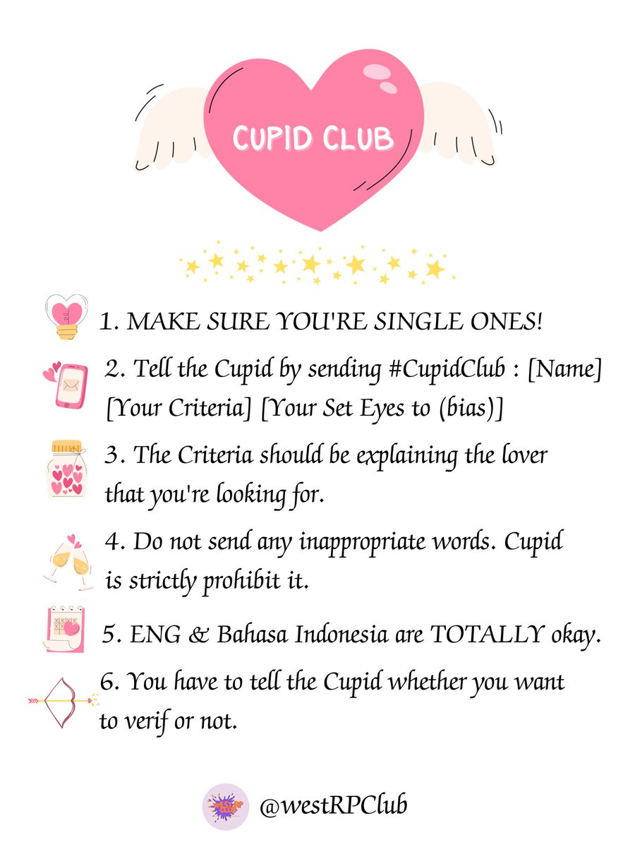 westRPClub's tweet photo. FRIENDS, EROS IS BORED!!! So, he decided roaming the whole city, finding the face that full of heart eyes. He thinks it's time to shoot his golden arrows, spreading love in the air! Eros the Cupid will help you to find your LOVER. In order to get the Cupid's help, you have to: https://t.co/2Ag8xnByax