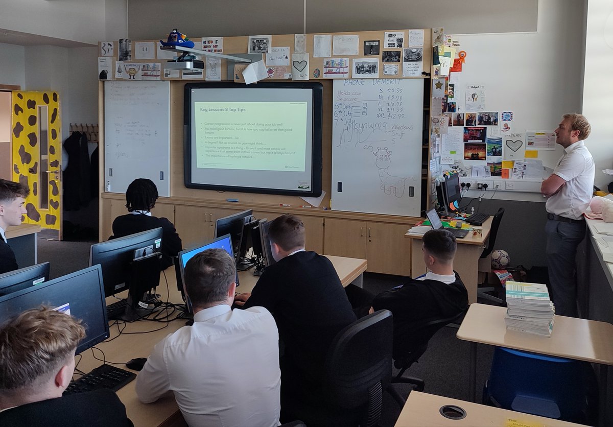 Eastwood BECS (@eastwoodbecs) on Twitter photo Sam Dean from <a href="/GrantThorntonUK/">Grant Thornton UK</a> came in to school today to talk to pupils about alternative pathways from education into employment. Sam gave pupils lots of information in order to help them decide on their future career choices π¦π¦ <a href="/EastwoodHighERC/">Eastwood High School</a> Sam Dean from <a href="/GrantThorntonUK/">Grant Thornton UK</a> came in to school today to talk to pupils about alternative pathways from education into employment. Sam gave pupils lots of information in order to help them decide on their future career choices π¦π¦ <a href="/EastwoodHighERC/">Eastwood High School</a>