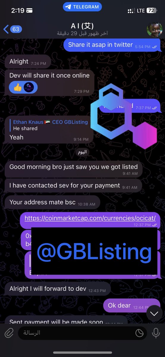 A very Big Congrats to $OCICAT Project and thier active community on being officially listed less than 12 Hours on CMC at 09/06/2023 04:45(UTC)  Trough GBListing Agency.

Listing Announcement:
Twitter Listing Announcement: x.com/ocicatcoin/sta…
Telegram Listing Announcement