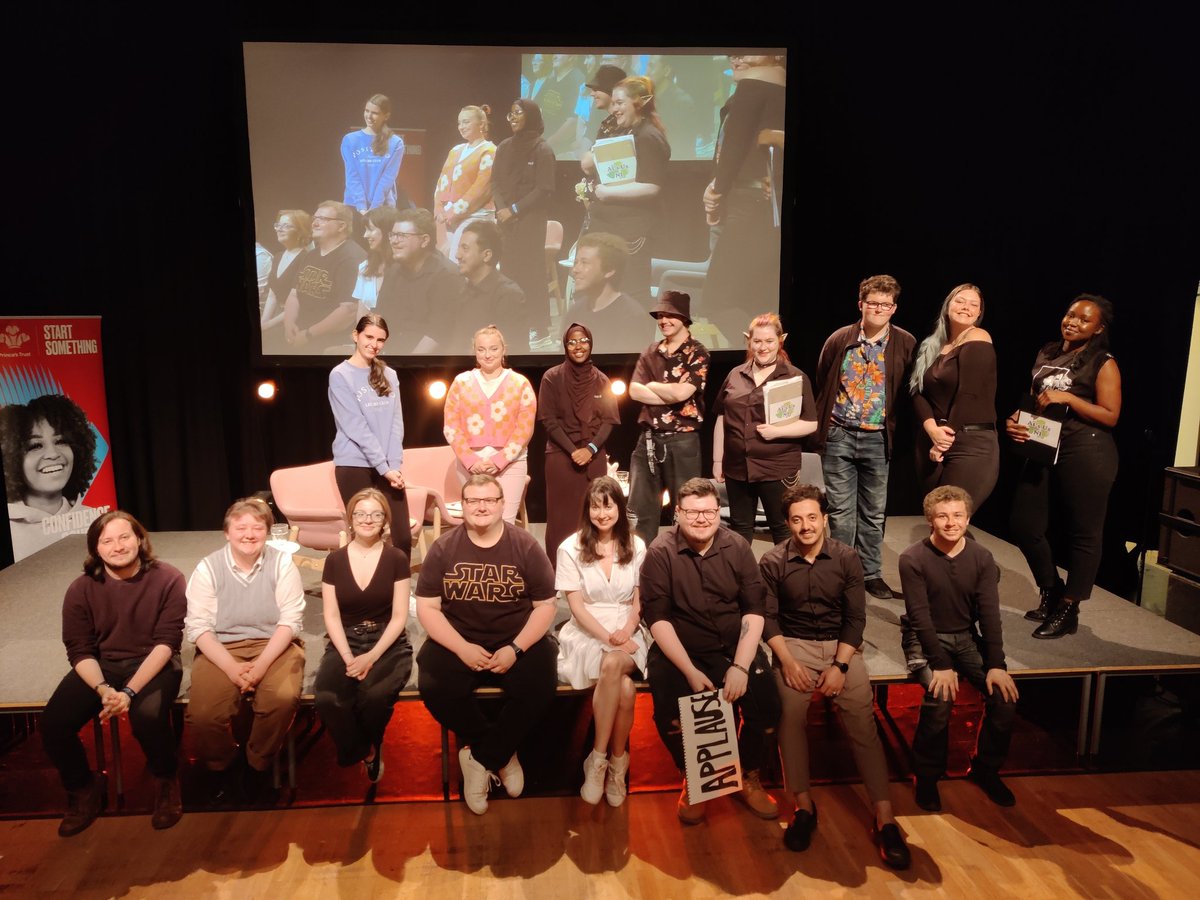 Final rehearsal of live show titled At'sUsNI by #makingitinmedia project group organised by @PrincesTrustNI funded by <a href="/antanddec/">antanddec</a> trained by <a href="/ChannelFiftySix/">Channel56</a>