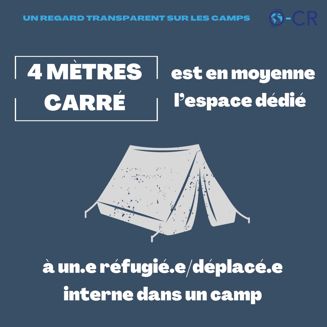 🔵4 mètres carrés. C'est la surface dédiée à un-e réfugié-e dans un camp.
Les ressources limitées et la précarité de la vie dans les camps limitent l'accès à des informations transparentes.

🔴 Pour soutenir la recherche indépendante : 
lnkd.in/eC_tZbqT
