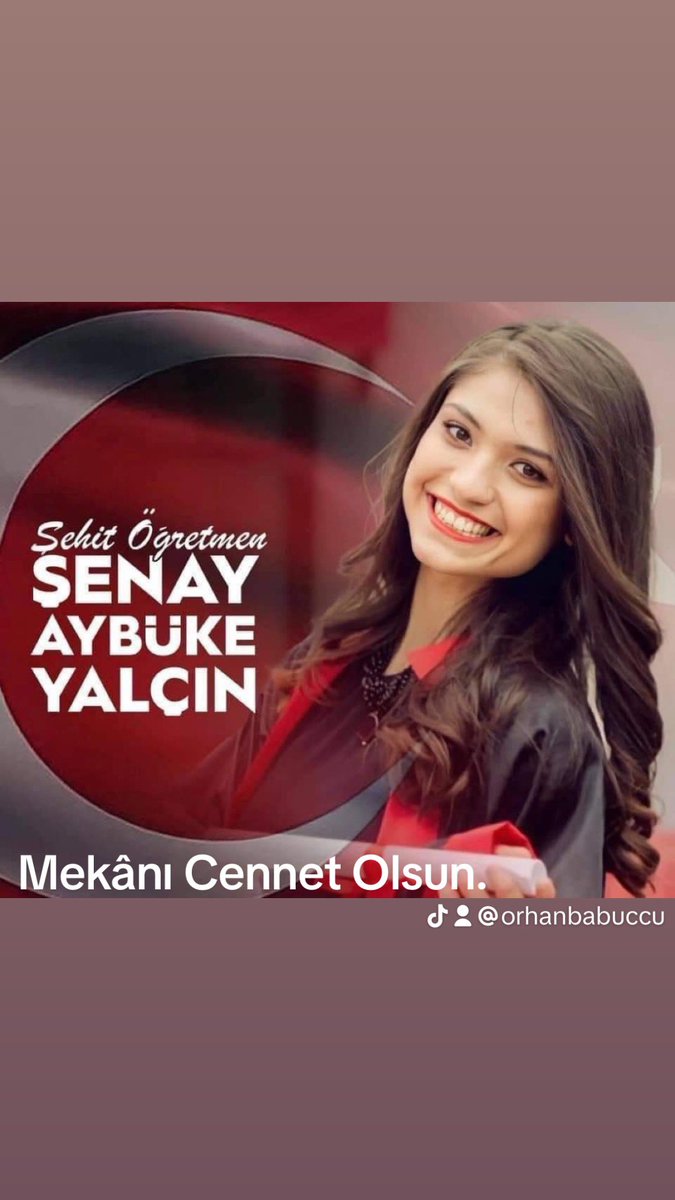 PKK terör örgütü tarafından şehit edilen hemşehrim Öğretmen Şenay Aybüke Yalçın’ı şehadetinin yıldönümünde rahmetle anıyorum. 

Mekânı Cennet Olsun.