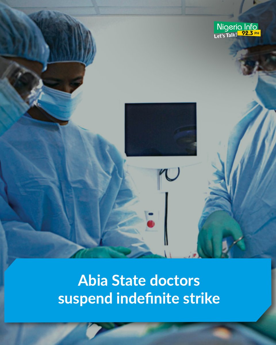 NigeriaInfoPH On Twitter Doctors In Abia State Today Suspended Their 