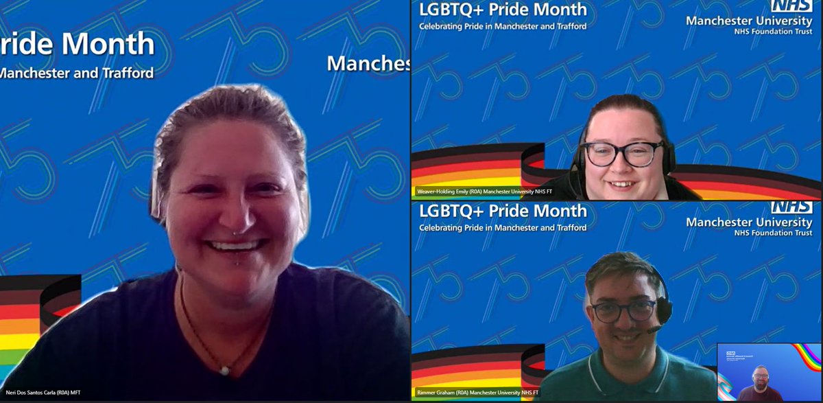 Great conversation this morning with the new @MFT_LGBTQplus committee. After chairing the network for 7 years I'm looking forward to seeing it grow from strength to strength with very motivated colleagues representing LGBTQ+ staff's voices!🏳️‍🌈🏳️‍⚧️