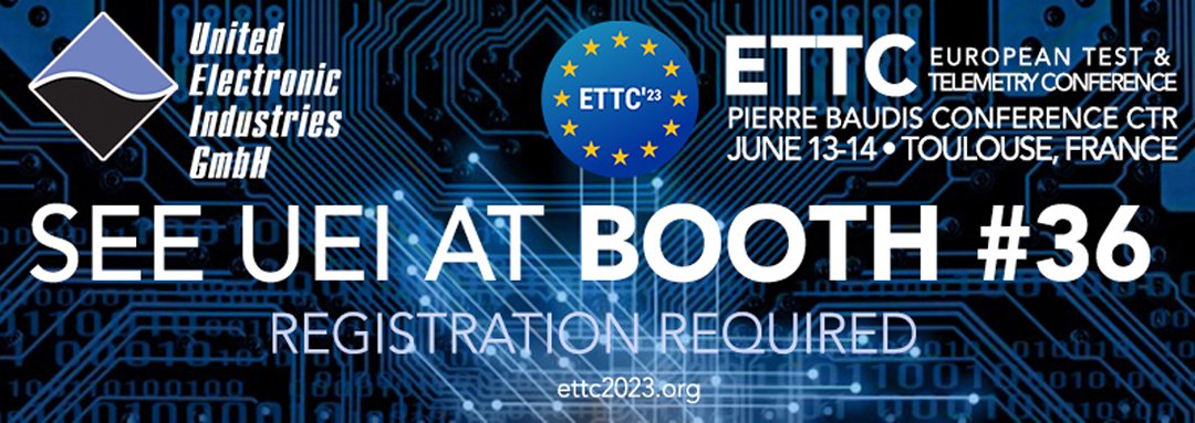UEIDAQ's tweet photo. We will be exhibiting at ETTC in Toulouse, France June 13-14.  https://t.co/YcY8vUsrKP… #UEIDAQ #DAQ #VISTAS #ETTC23 #Telemetry #transport #Testingtechnologies #innovation #france https://t.co/P5l0Gw4lmG