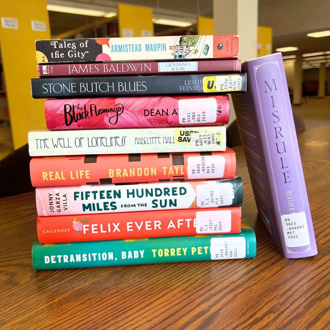 Check out just a few of the LGBTQ+ books and authors in our collection to celebrate Pride Month. #readwithpride #pridemonth