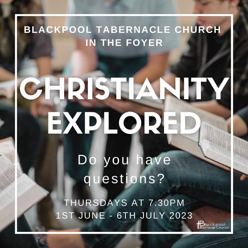 blackpooltab's tweet photo. Have u got questions about life?
Why not come along &amp; bring a friend 📚👋🏼⁉️

U don’t need to know anything about the Bible 
&amp; u won’t be asked to read aloud, pray or sing. 

Our aim is to HELP U investigate Christianity in a relaxed &amp; accessible way. ☕📚

Use the main entrance https://t.co/Rwe3yWP1ym