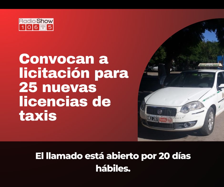 RadioShow1065's tweet photo. El llamado está abierto por 20 días hábiles.
Más info: https://t.co/DkHbq8Tx57 https://t.co/qdGtaGY5aV