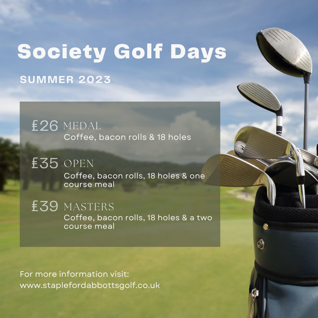 The affordable 4-day membership is very popular for those who play mid-week:

£740 (full payment - annual)
or
£66.80 (monthly payment plan)
Plus
£22.10 Golf Union Fee (one-off payment)

Come and join us! Message us for further info or visit our website.

⛳🏌🏻😎

#essex