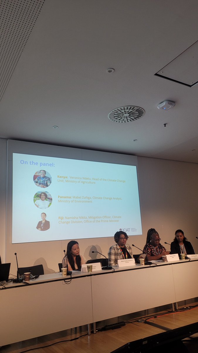 Amazing to hear from great ladies about the agriculture sector and the work done in Climate Action transparency  #Together4Transparency #climatechange  #Sbs #Bonn #adaptation #UNFCCC