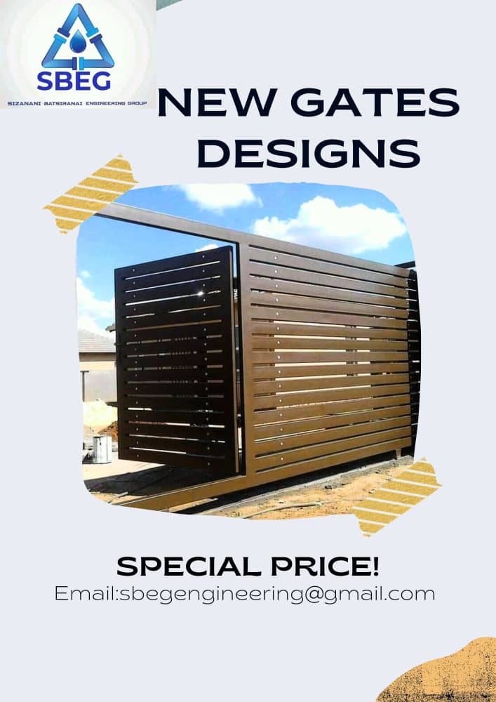 Gates from $450 

Let's operate

#Bulawayo #Zimbabwe
#aluminium #steel #metal #gates #doors #windows 

DM for a quotation.