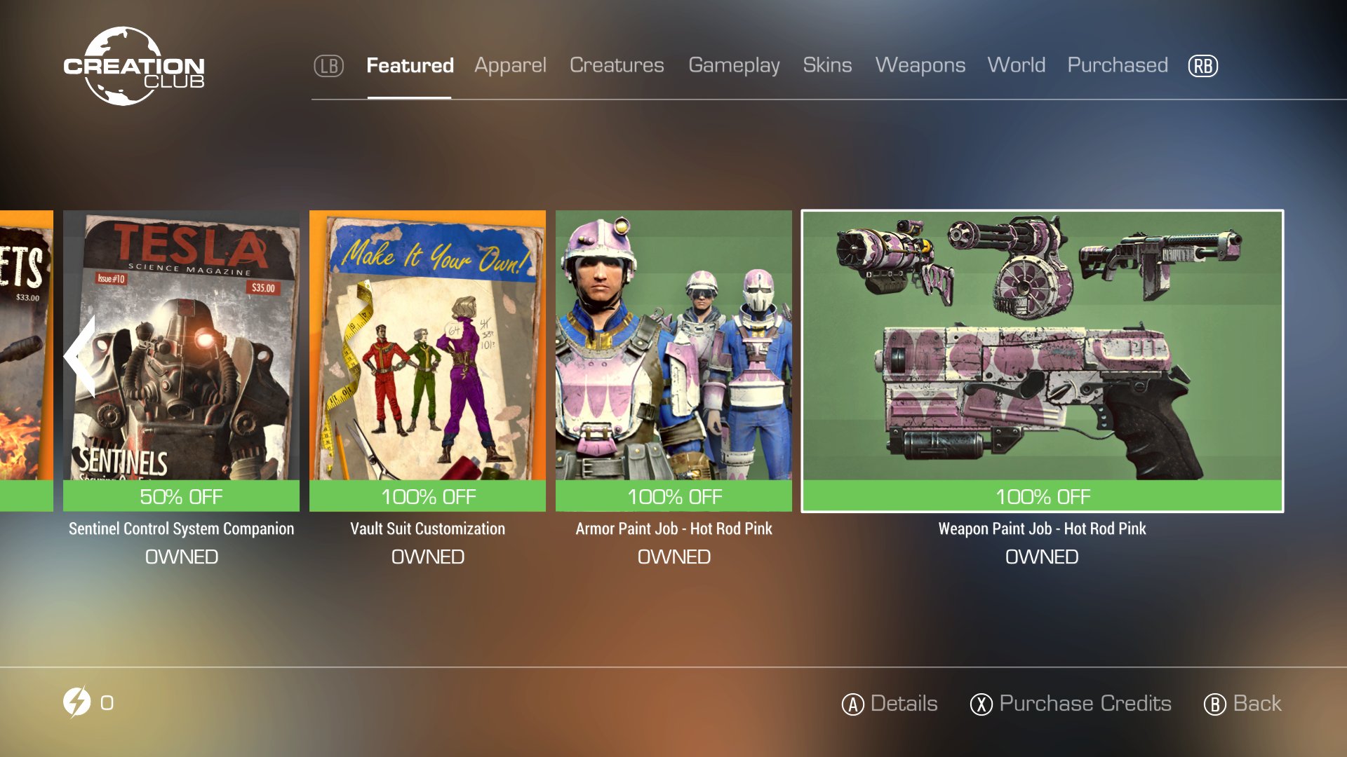 The Fallout Wiki on Twitter "Creation Club This month, you can grab
