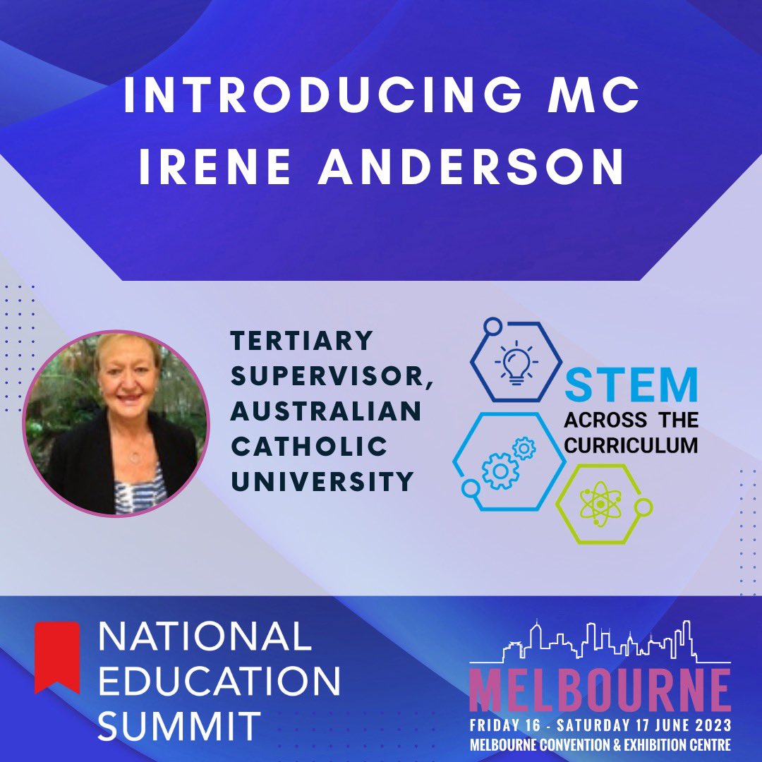 Irenean's tweet photo. Looking forward to seeing colleagues and friends at the National Education Summit https://t.co/L1aR3a7S6I