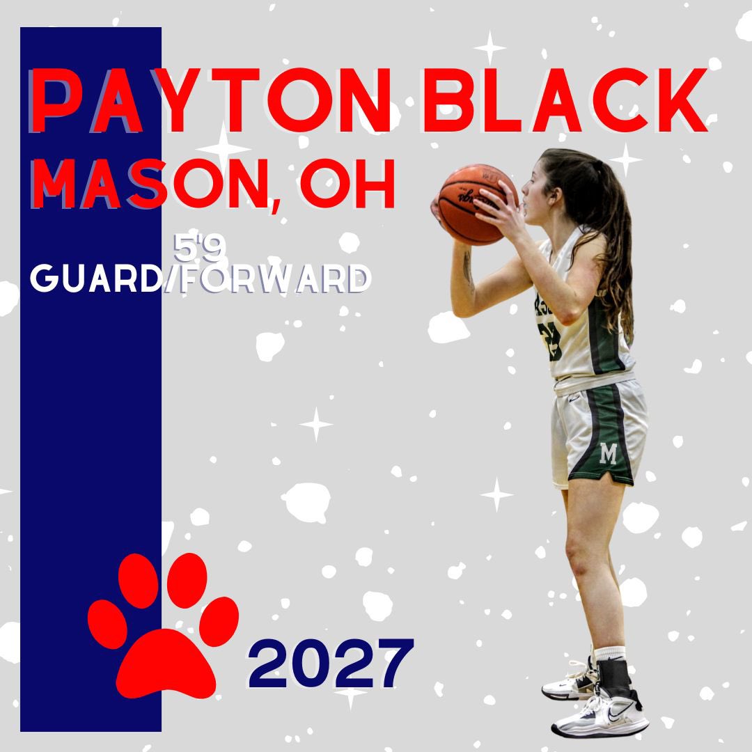 Welcome our CLASS OF 2027! 🐾

Payton Black
Mason High School

Nickname(s): P, Pay
Hometown: Mason, OH
Major/Minor: Art &amp; Design
Why Hiram?: I loved the environment of campus…and I felt like it would be a great fit for me from the beginning.

#hiramathletics #family #classof2027
