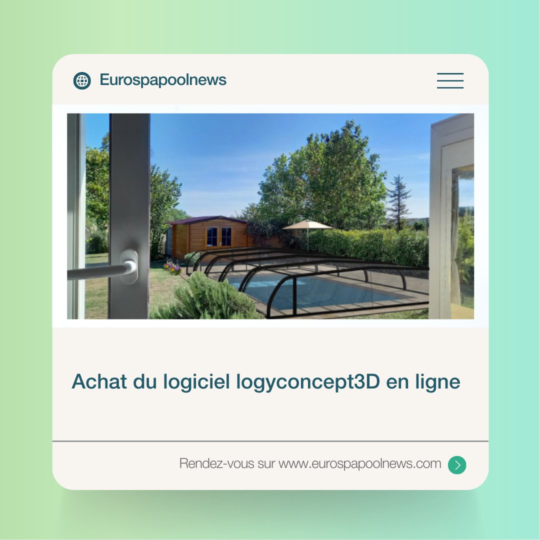 Retour sur l'article écrit par <a href="/eurospapoolnews/">Eurospapoolnews.com</a> !🥳

👉"Donner vie à un projet piscine de façon ultraréaliste pour déclencher plus facilement l'achat du client ?

lien : eurospapoolnews.com/nouveautes_pis…