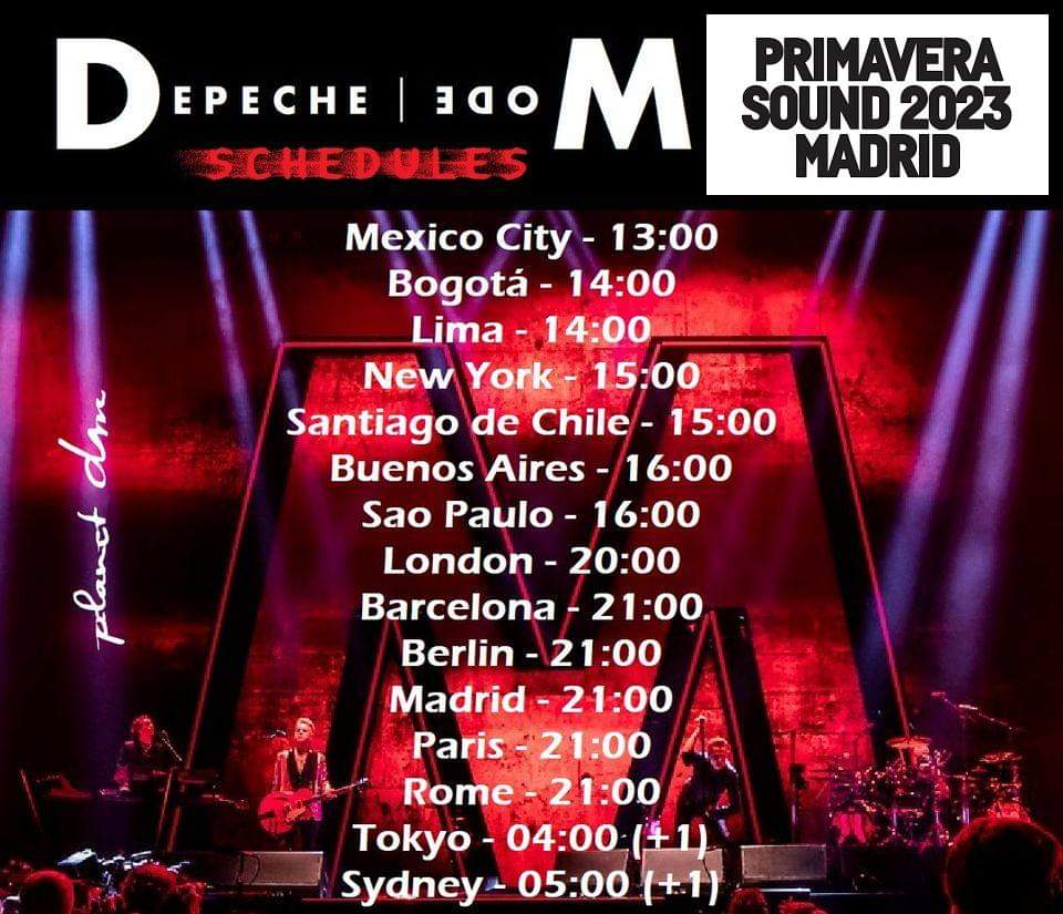 Tonight in Madrid, Spain. #DepecheMode